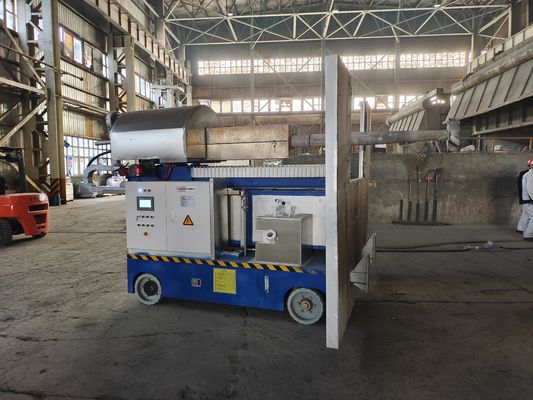 930 Kilogramm schnell schmelzendes 880mm Barren-kleines elektrisches Aluminiumschmelzofen-Aluminium