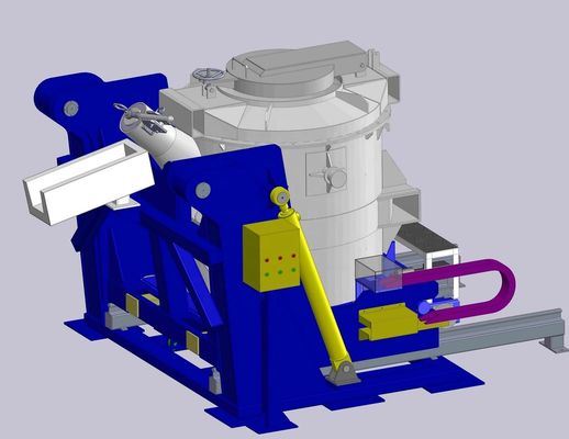 Sicherheitsmerkmale und Gießauslauf für Aluminium-Schmelzetransportpfannen enthalten