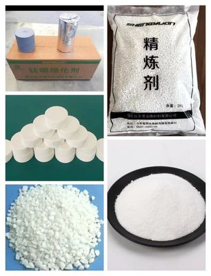 Industriealuminium-Raffinationsflux für eine hohe Abgaswirksamkeit und Wasserstoffentfernung in geschmolzenem Aluminium