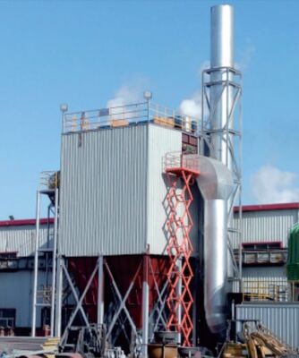 Umweltfreundlicher Patronen-Staubabscheider mit großem Luftvolumen, hohem Staubabscheidegrad und SPS-Steuerung