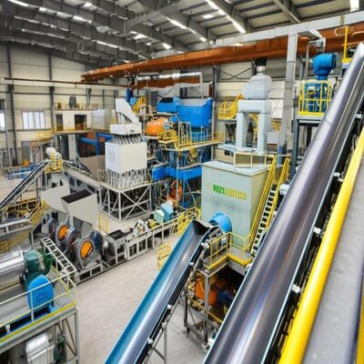 5 Tonnen pro Stunde Aluminium-Recycling-Anlage für Abfall mit 415V ±10% Stromversorgung und zentralem Steuerungssystem