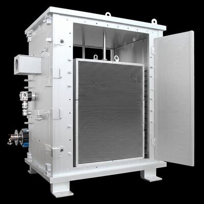 8 Tonnen pro Stunde Metallfiltrationssystem mit 60 PPI Filterplattenporosität und gesinterter Gussauskleidung für industrielle Flüssigkeitsfiltration