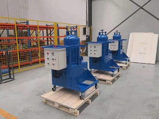 120L Tiegel-Kapazität Flussmittel-Einspritzmaschine mit 30° Rotoroszillation und 0-500 g/min Einspritzung für die Aluminiumraffination