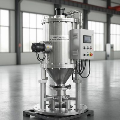 Kapazität 500-1000 L H Aluminium Raffinations-Entgasmaschinenflansche Montierte Art entwickelt, um Aluminium Schmelzkontrolle zu verbessern