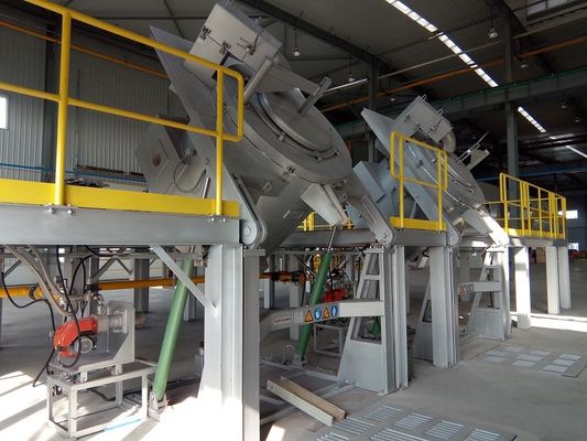 850 °C Temperatur für geschmolzenes Aluminium Aluminium-Halterofen mit 1000 kg Kapazität