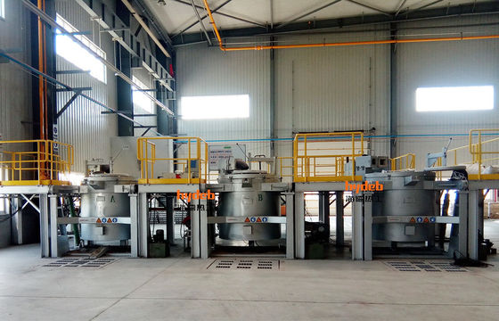 930 Kilogramm schnell schmelzendes 880mm Barren-kleines elektrisches Aluminiumschmelzofen-Aluminium