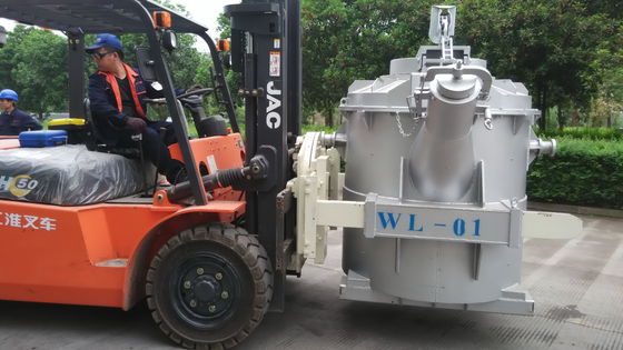 Flüssige Aluminiumschöpflöffel 3000KG 50C übergangsmit der strömenden Lippe
