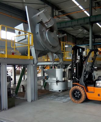 Elektrische LPG Aluminiumtiegel-Schmelzofen der Kapazitäts-800KG für direktes Casting