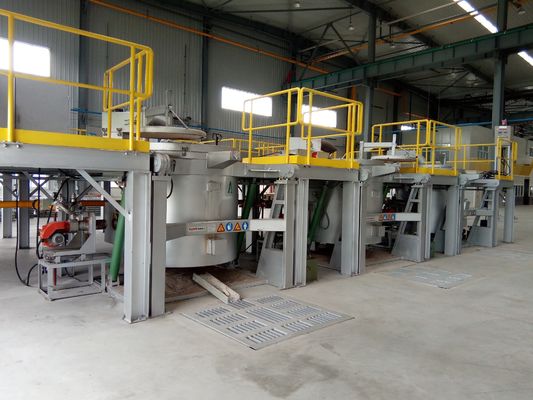 industrielle elektrische Aluminiumschmelzofen 600kg 950C für Druckguß