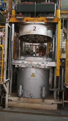 Drehaluminiumofen der holding-800KG für das Schmelzen des flüssigen Aluminiumschmelzens