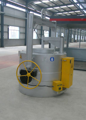 Industriegas, die Aluminiumtiegelofen-elektrische Art 500KG verschieben