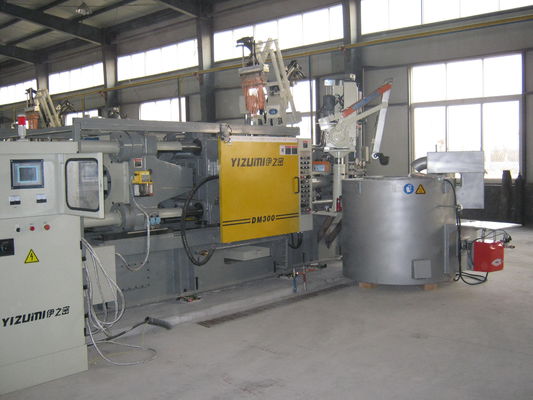 Stationäre Art Aluminiumtiegelofen-silberne industrielle Aluminiumschmelzofen 800KG