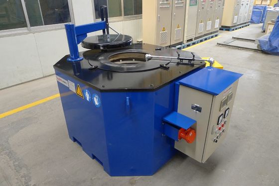 Blaue kippende elektrische Schmelzofen des Tiegel-1200KG für 280 des Eisen-kg/h Stahl-Outshell
