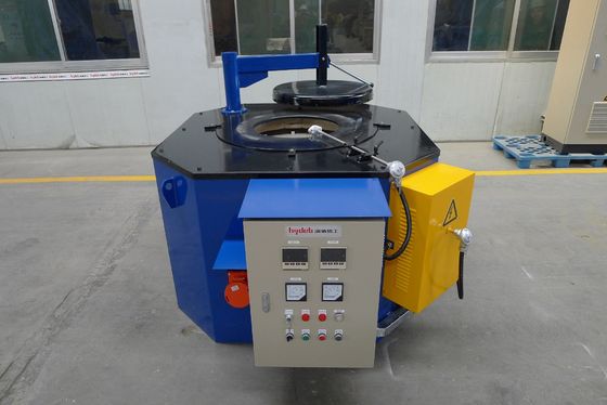 Blaue kippende elektrische Schmelzofen des Tiegel-1200KG für 280 des Eisen-kg/h Stahl-Outshell