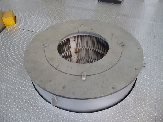 Aluminiumschmelzofen-Erdgas NG der Kappen-1000kg zu Druckguß Tempperature-Steuerung