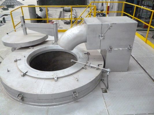 Aluminiumschmelzofen-Erdgas NG der Kappen-1000kg zu Druckguß Tempperature-Steuerung