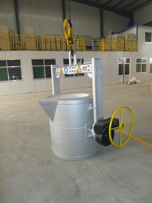 Flüssige Aluminiumübergangsschöpflöffel-untere strömende Schöpflöffel 90C der Kapazitäts-3000KG