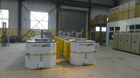 Schwarzes des elektrische Wärmebehandlungs-Aluminiumtiegelofen-1000KG für Entgasung