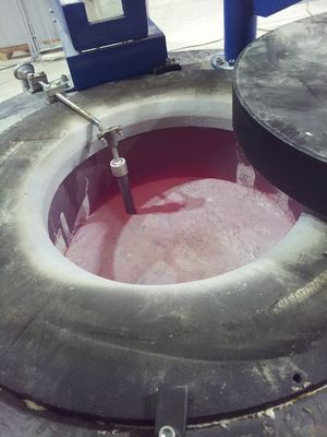 Blauer Elektroofen 1000KG für schmelzende haltene Ofen-komplette Aluminiumverbrennung