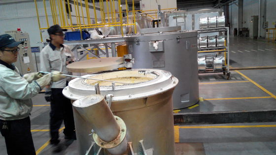 Hochpräzisions-Aluminium-Schmelzofen mit ±1C Temperatursteuerungsgenauigkeit und PLC-Steuerung