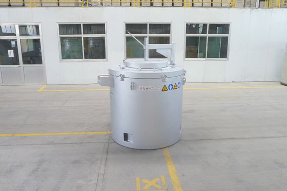 Hellgelbe Ofen-Druckguss-Induktions-schmelzendes Aluminium der Holding-800KG für LPD