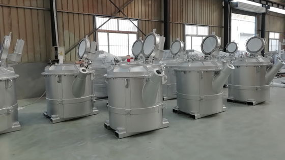 Staubfreier Metallurgie-Ofen-Roheisen-Schöpflöffel des Schöpflöffel-1200KG für die Führung, die 2.5t/M3 gießt
