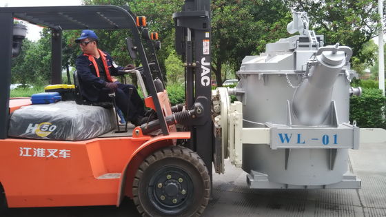 Staubfreier Metallurgie-Ofen-Roheisen-Schöpflöffel des Schöpflöffel-1200KG für die Führung, die 2.5t/M3 gießt