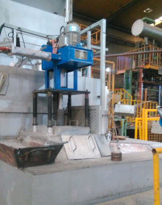 Konsistente Entgasung mit 4 kW Gesamtleistung Aluminium Entgasmaschine und verstellbarer Gasflussrate