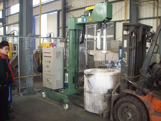 Refining Flux Partikelgrößenkontrolle Verstellbare Aluminium-Entgasmaschine mit raffiniertem Gasdruck