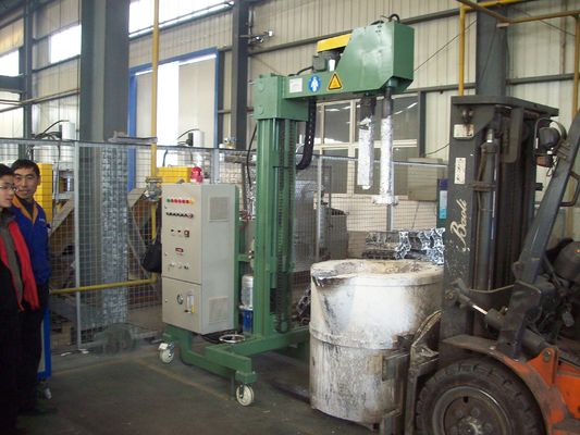 Verstellbare Aluminium-Raffinations-Entgasmaschine mit raffiniertem Gasdruck MPa von 0,1 bis 0,6 und Partikelgröße mm ≤5