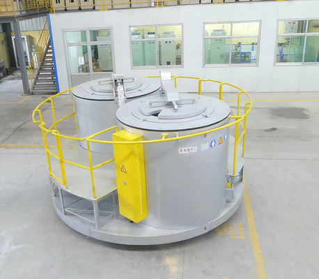 Grey Aluminum Crucible Furnace For HPD
