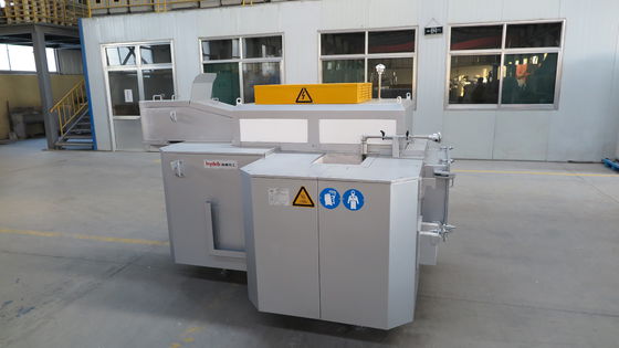 800 kg elektrischer Badtyp gießbarer Knotenofen für Aluminium, das in HPD hält