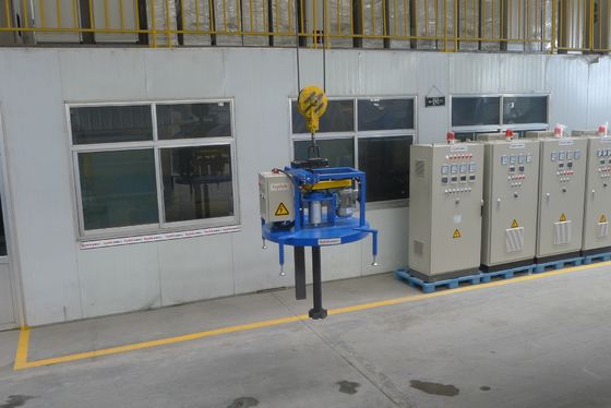 400 U/min, die Drehentgaser-Apparatealuminiumraffinierung verschieben