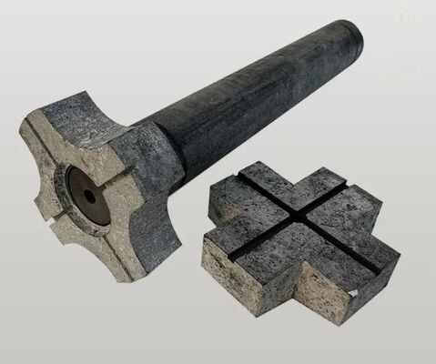 Graphit-Rotorwelle für Rotationsflux-Injektor mit hohem Temperaturwiderstand, thermischer Stoßfestigkeit und Selbstschmierung